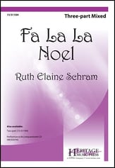 Fa La La Noel Three-Part Mixed choral sheet music cover